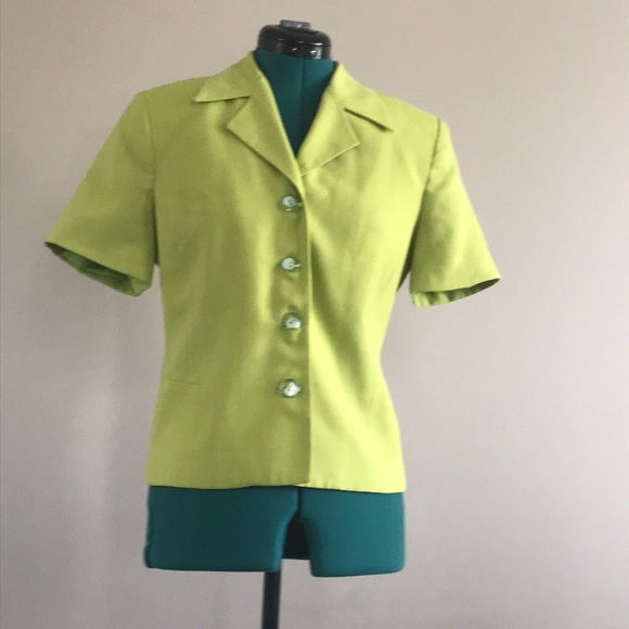 Vintage- 1980s blazer Emblem Coordinates US size 7 - Picture 1 of 6